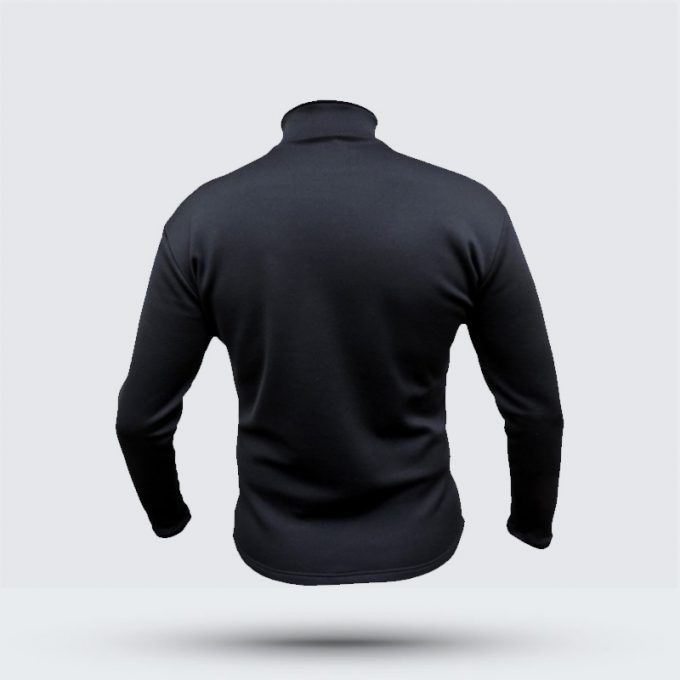 NESTOR - Maillot noir avec col